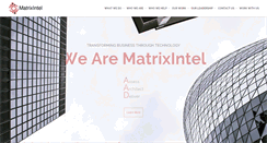 Desktop Screenshot of matrixintel.com